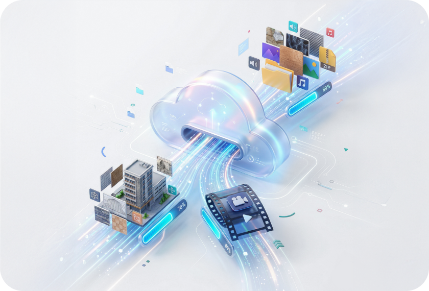 Upload file dung lượng lớn